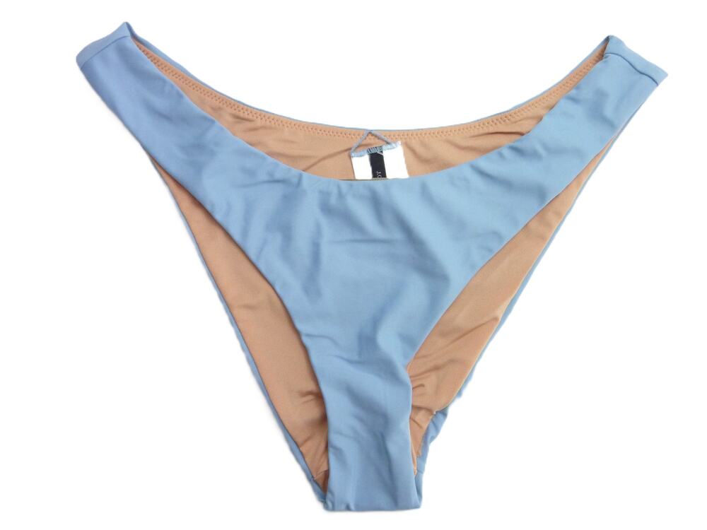 NWT J.Crew Swim Separates Light Blue Cheeky Bottom S Curved Waist
